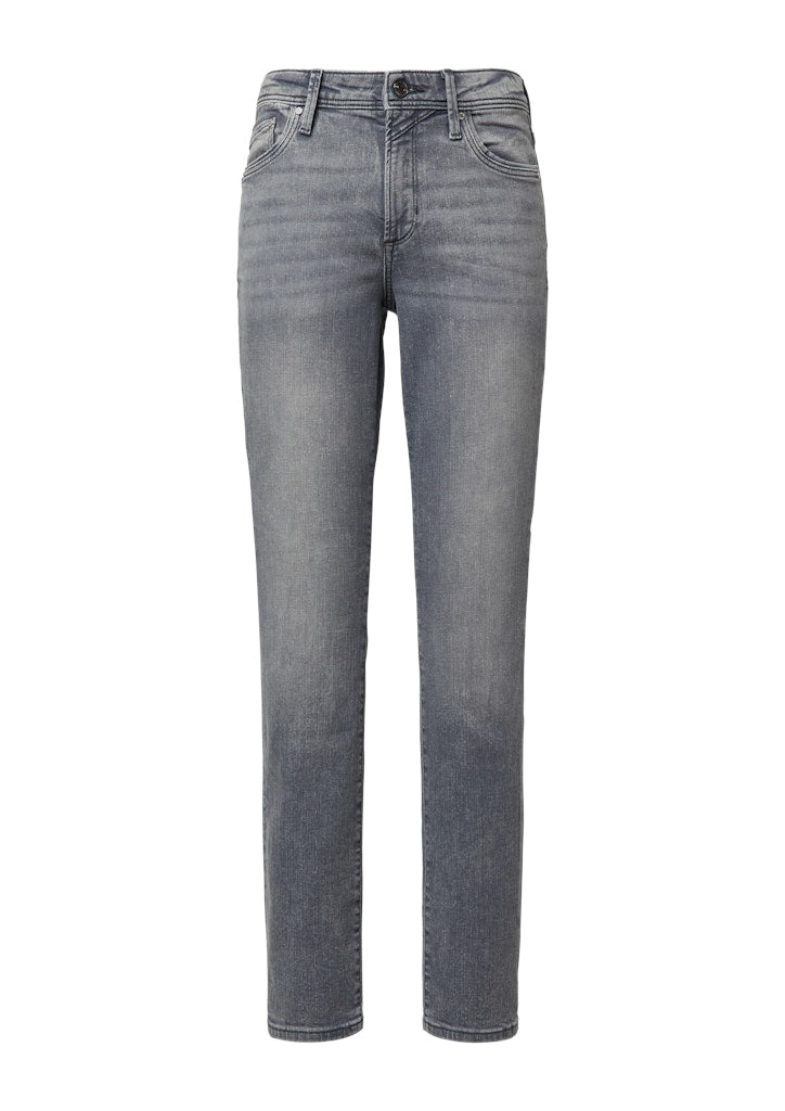 S. Oliver red Damen Jeans Grey/Black