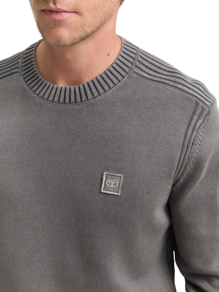 Tom Tailor Herren Pullover Classic Dark Gr