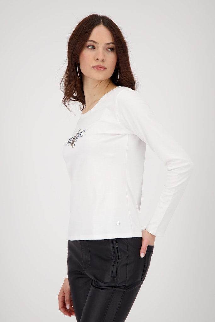 Monari Damen T-Shirts  Off-White