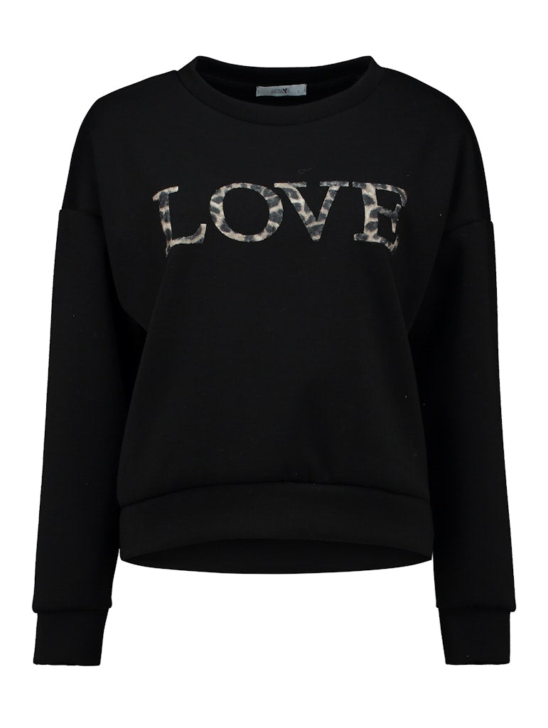 Haily's Damen Sweatshirts Black