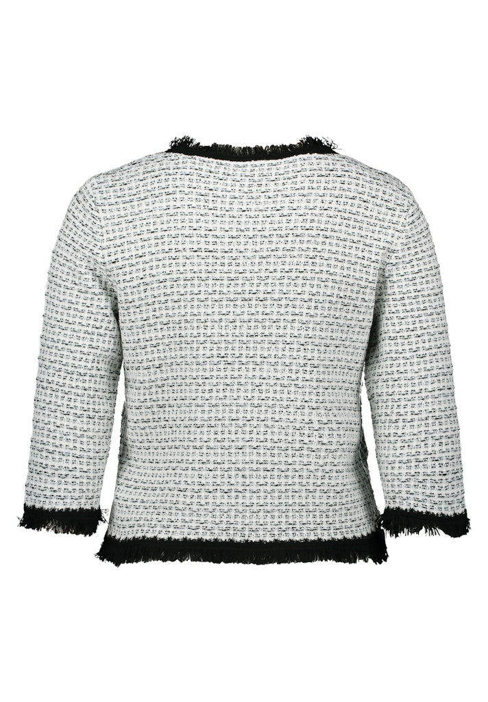 Betty & Co Damen Pullover Cream/Black