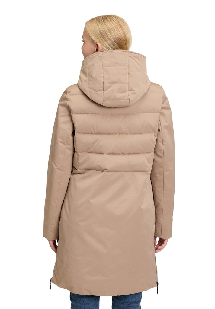Amber & June Damen Jacken Light Taup