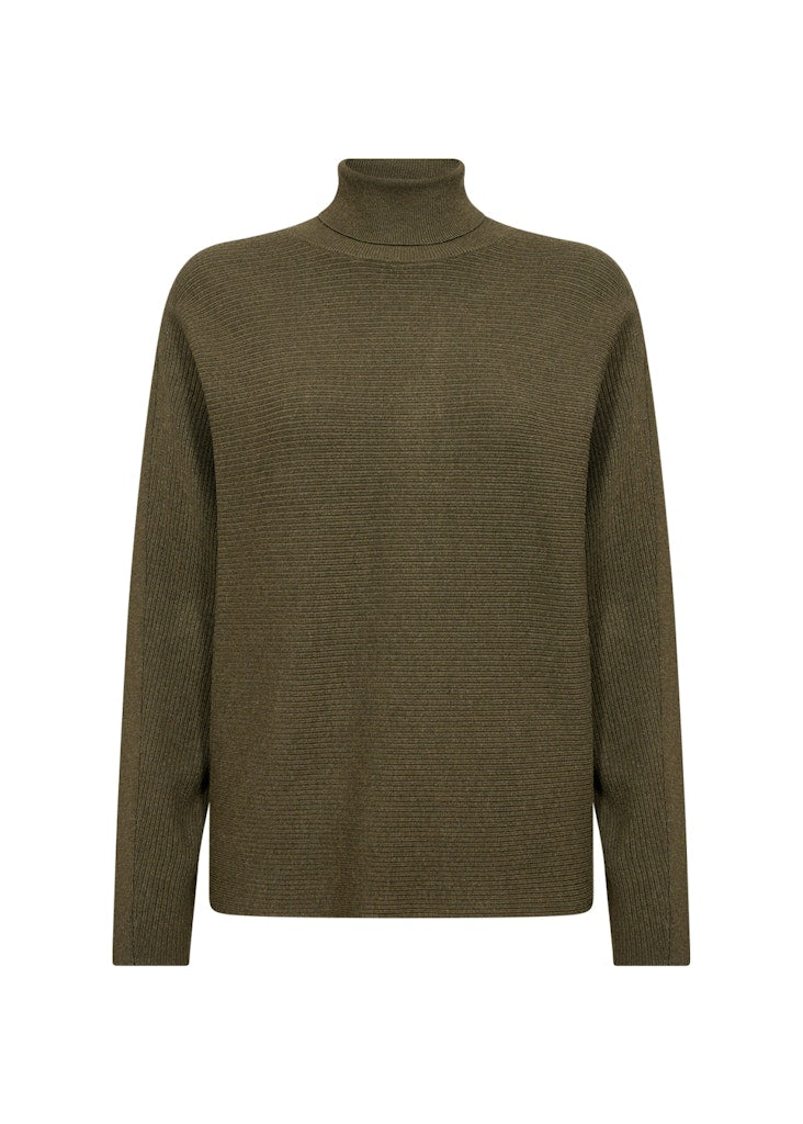 Soya Concept Damen Pullover Dark Olive Mel