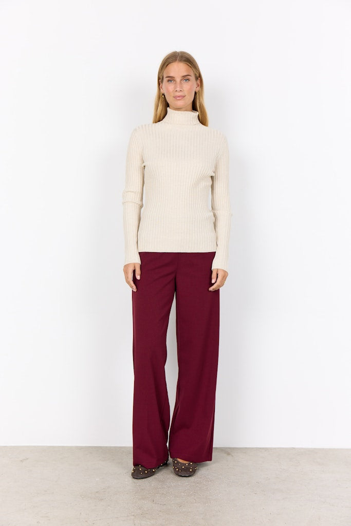Soya Concept Damen Pullover Cream Melange