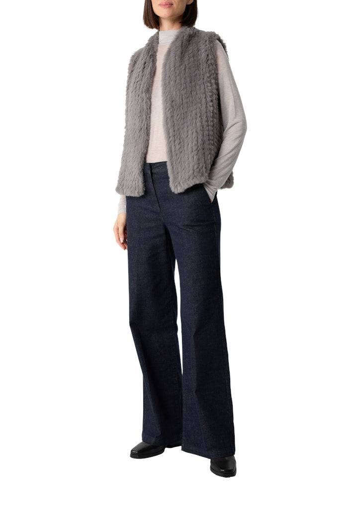 Comma Damen Outdoorwesten Grey/Black