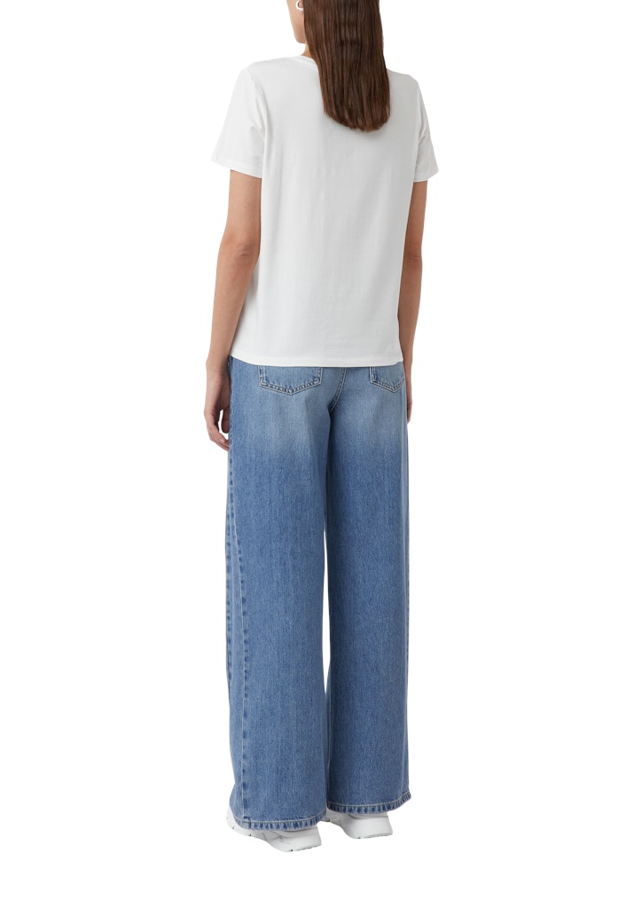 Comma Damen T-Shirts White