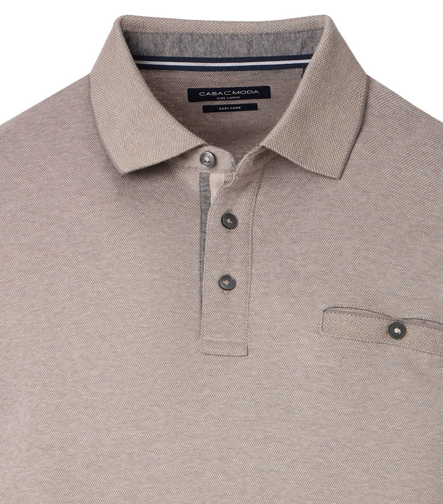 Casa Moda Herren T-Shirts kurz Beige