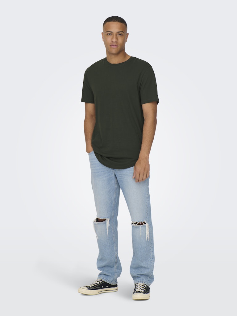 Only & Sons Herren T-Shirts kurz Rosin