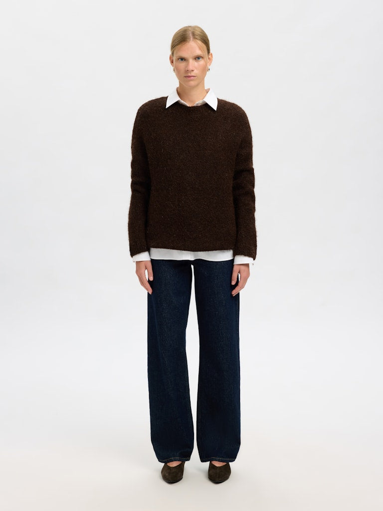 Selected Femme Damen Pullover Delicioso/Melan