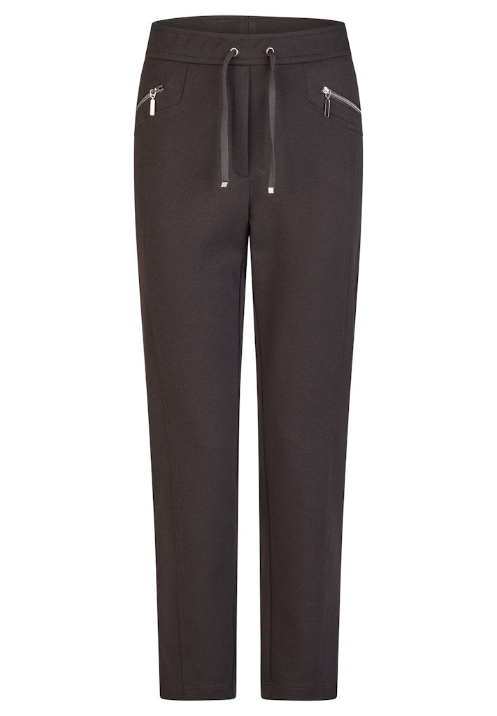 Rabe Damen Hosen Schwarz