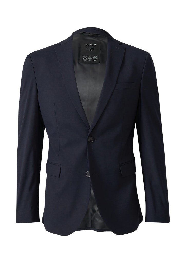 S. Oliver black Herren Sakkos Blue