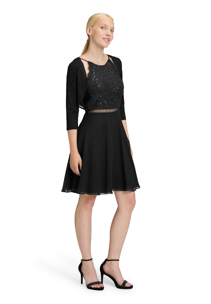 Vera Mont Damen Strickjacken Jet Black