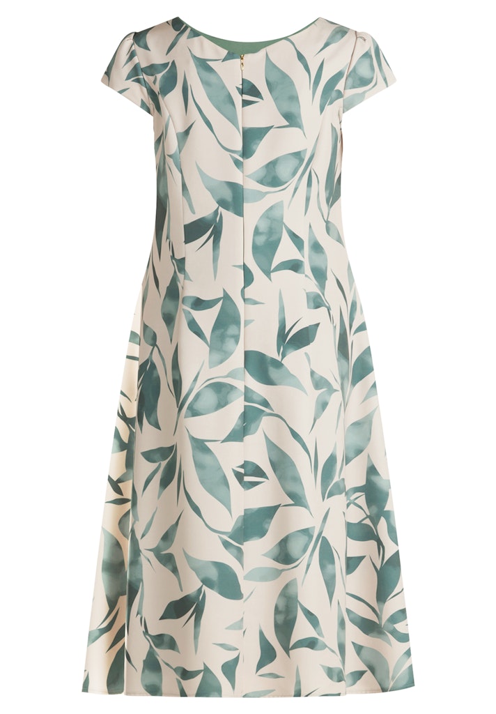 Betty & Co Damen Kleider Nature/Green