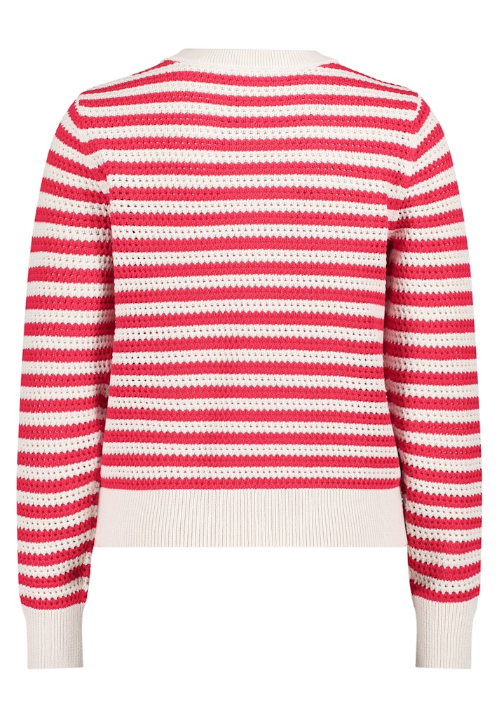 Betty & Co Damen Pullover Cream/Red