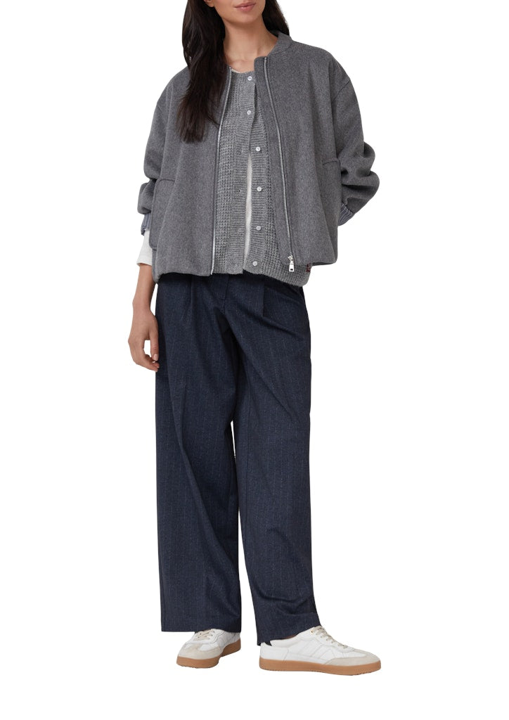 S. Oliver red Damen Pullover Grey/Black