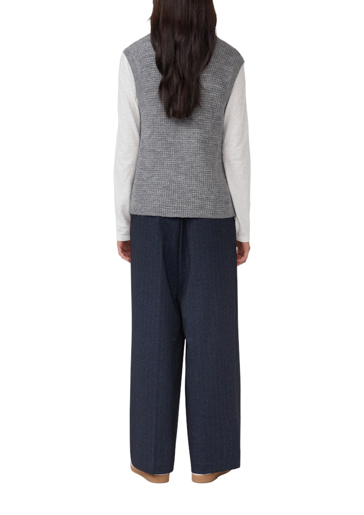 S. Oliver red Damen Pullover Grey/Black