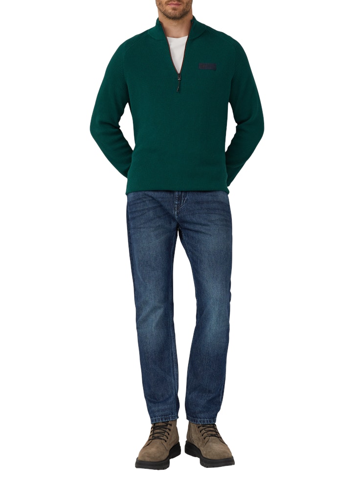 S. Oliver red Herren Pullover Green