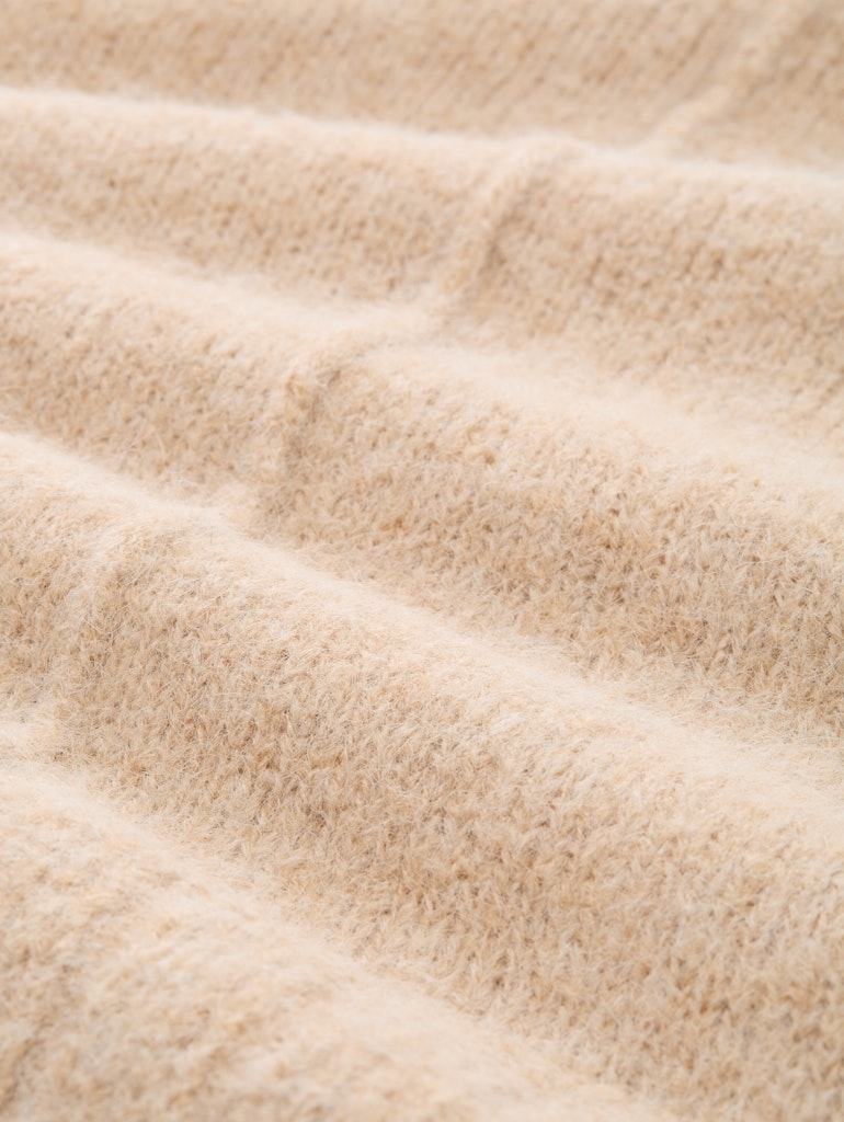 Tom Tailor Damen Pullover Sand Stone Beig