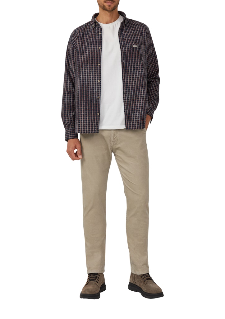 S. Oliver red Herren Hemden lang Blue