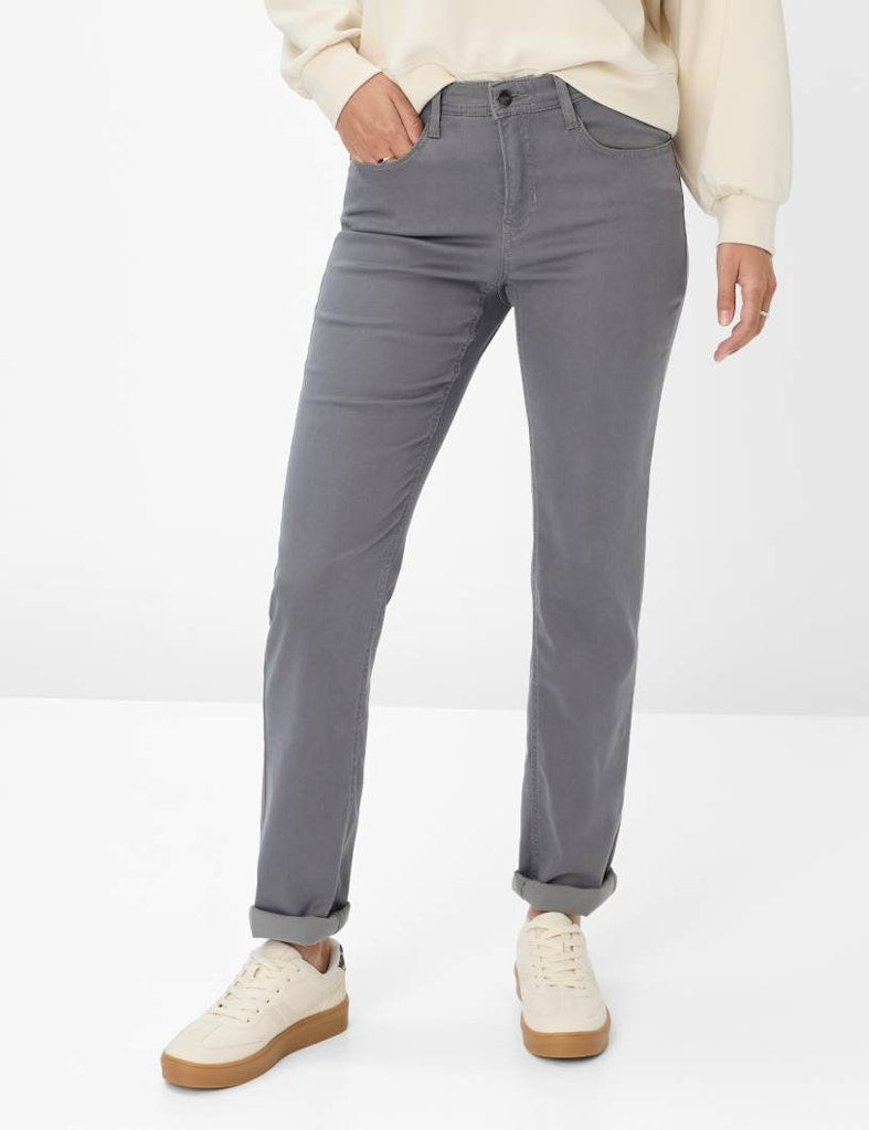 Brax Damen Hosen Smoke Grey