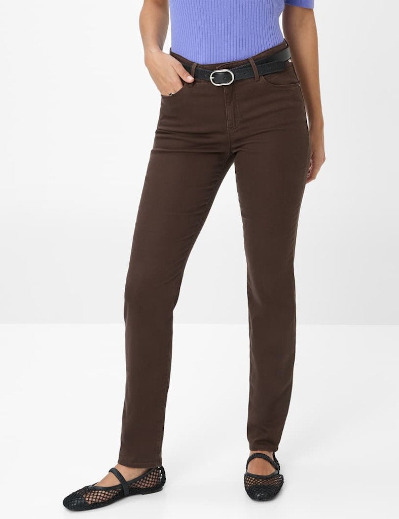Brax Damen Hosen Dark Chocolate