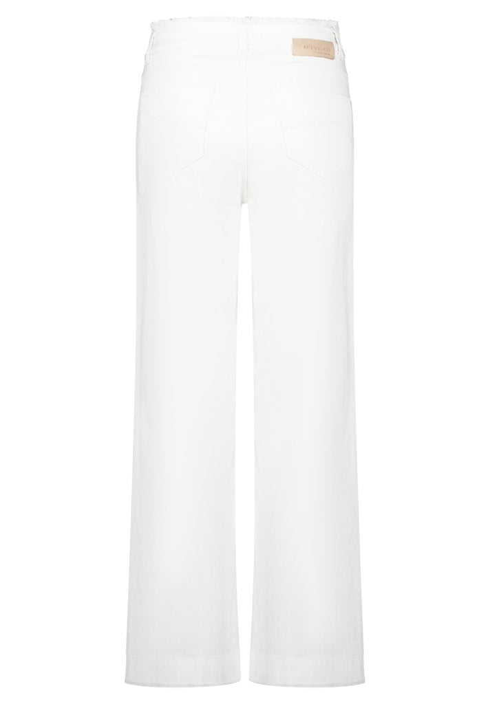 Betty & Co Damen Hosen White Denim