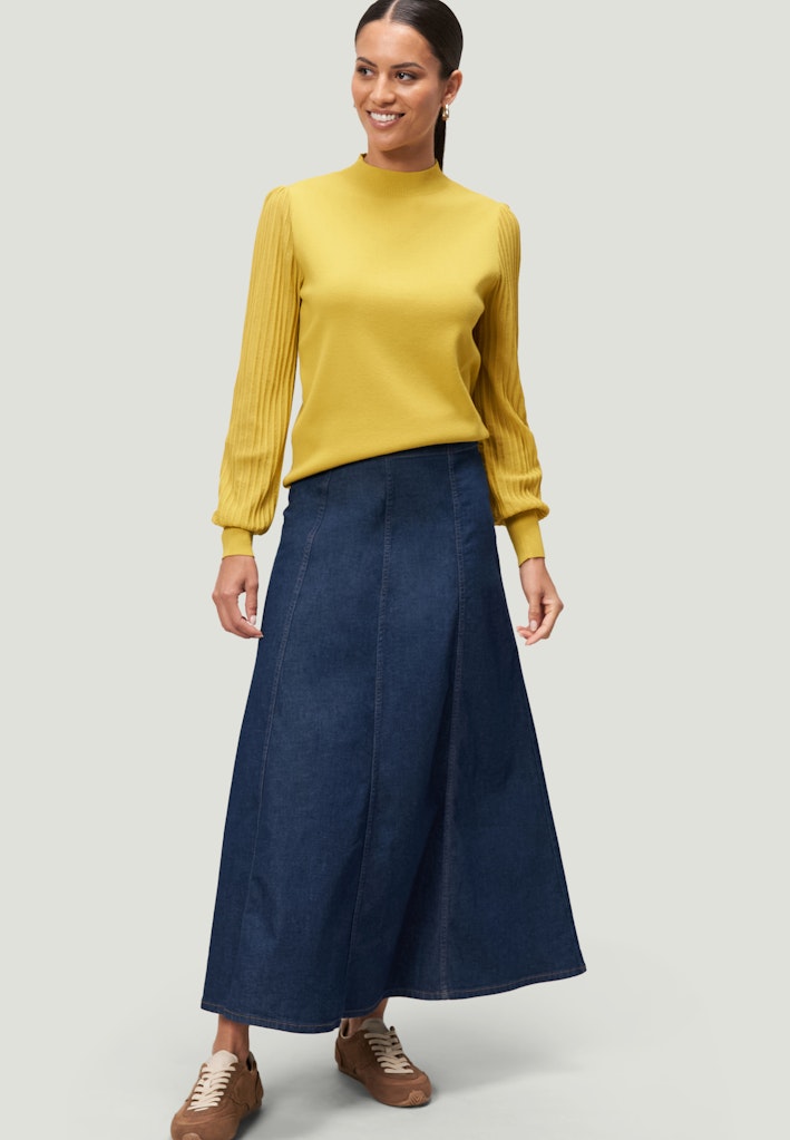 Zero Damen Pullover Oil Yellow