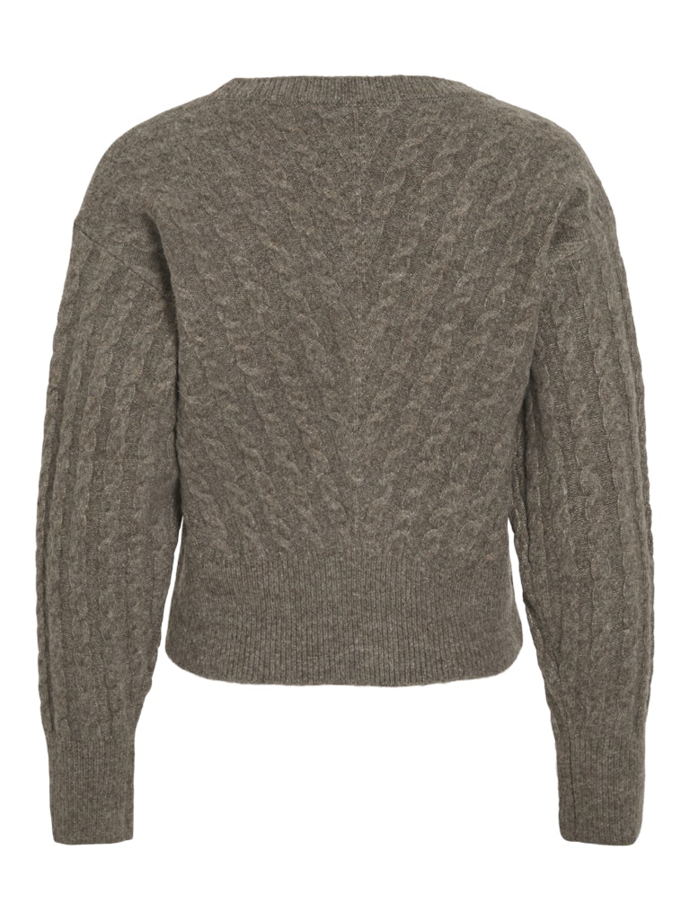 Vila Damen Strickjacken Falcon/Melange