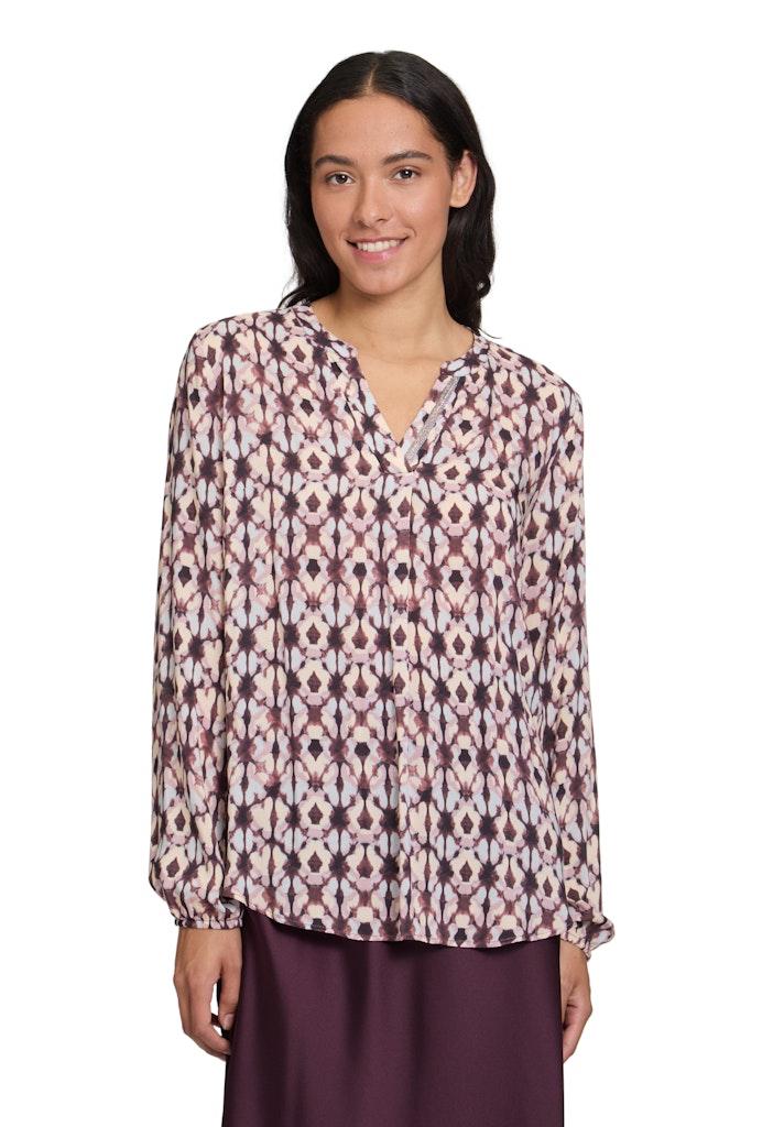 Cartoon Damen Blusen Purple/Rosé