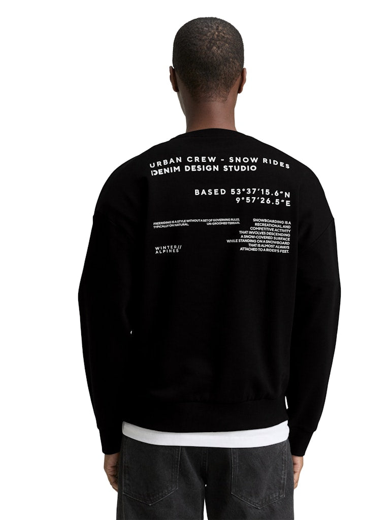 Tom Tailor denim Herren Sweatshirts Black