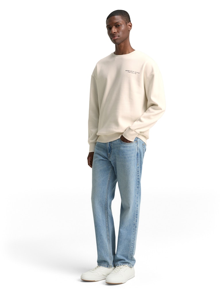 Tom Tailor denim Herren Sweatshirts Wool White