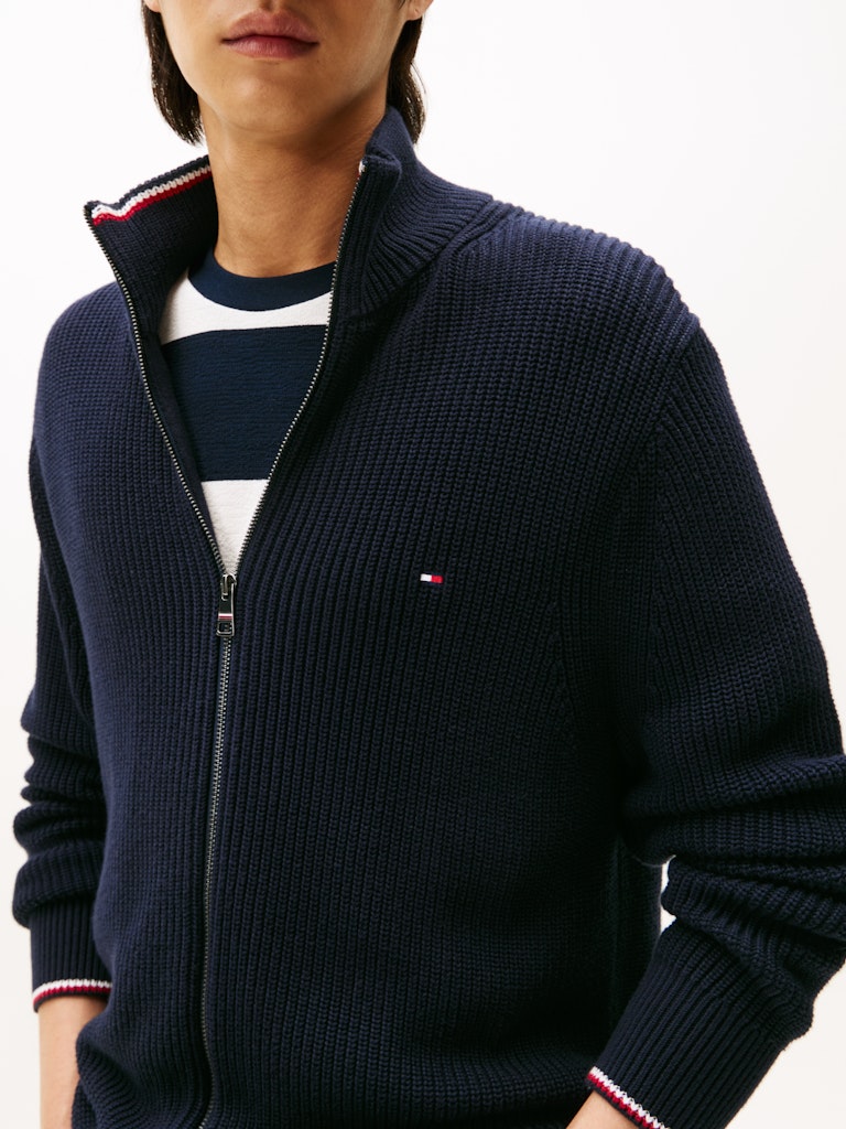 Tommy Hilfiger Herren Strickjacken Dw Blue