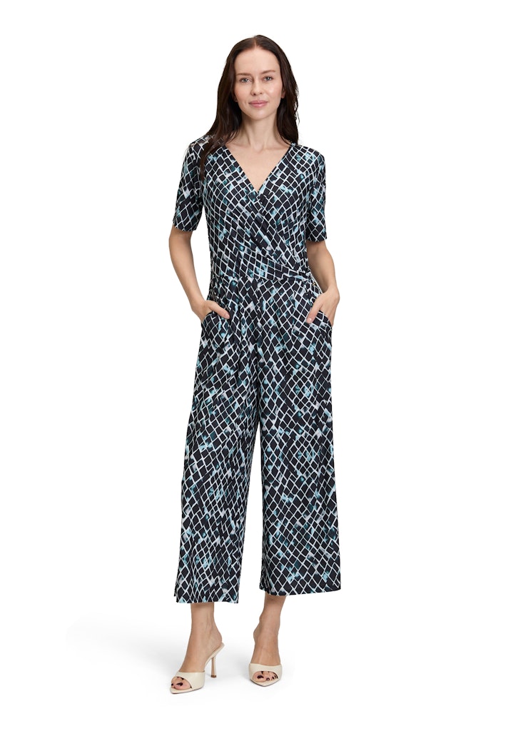 Betty & Co Damen Jumpsuits Mint/Black