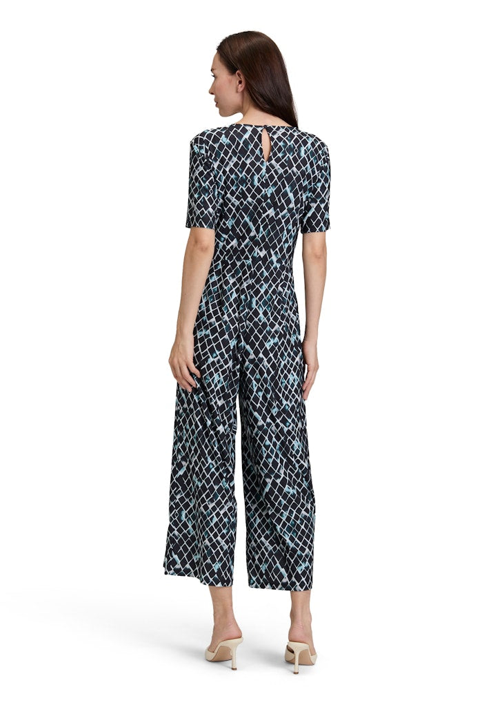Betty & Co Damen Jumpsuits Mint/Black
