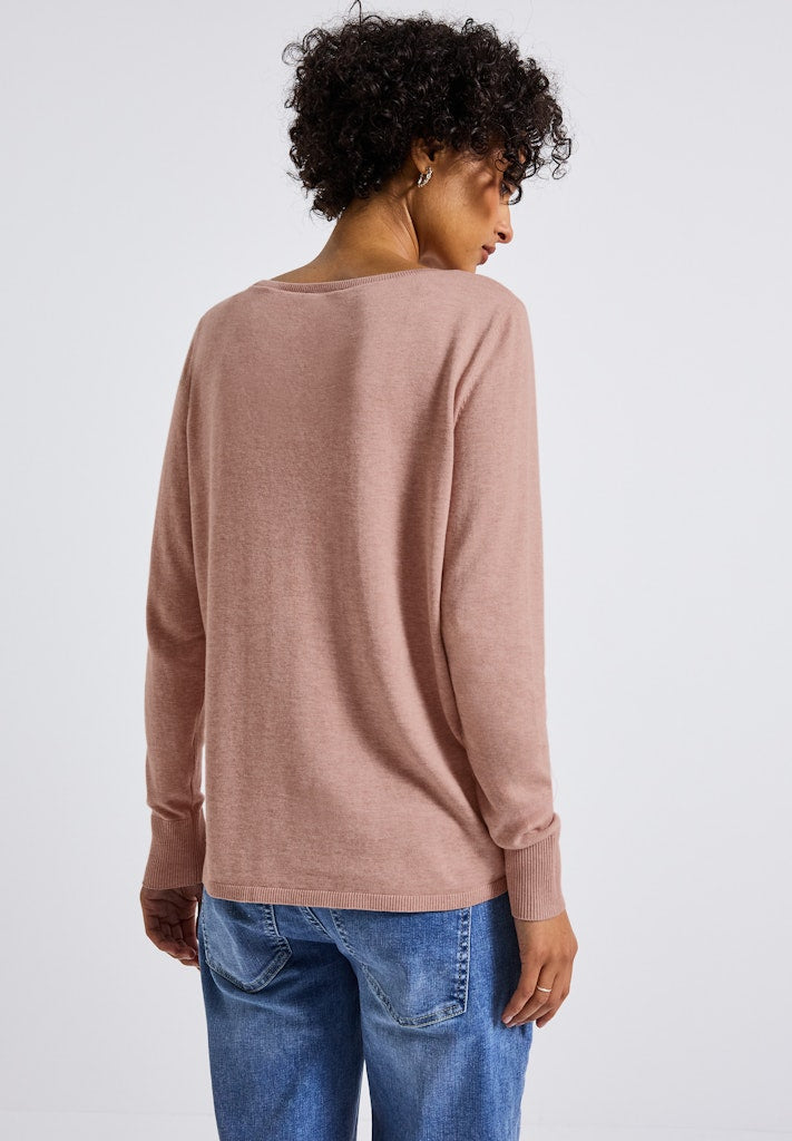 Street One Damen Pullover Faded Ros