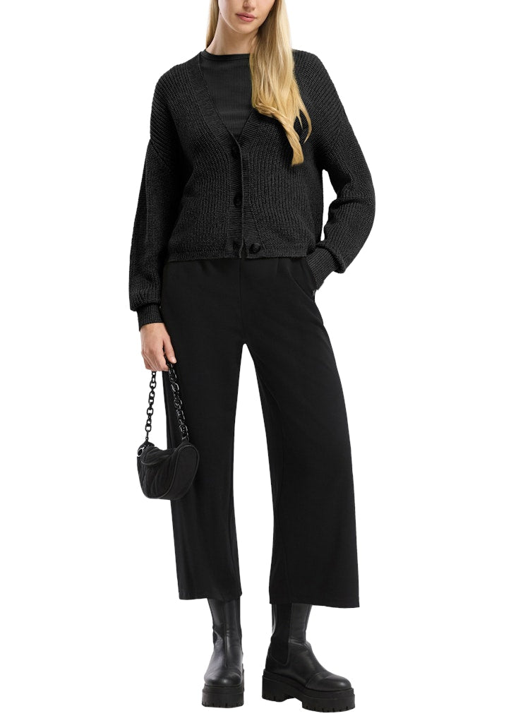QS by S.Oliver Damen Strickjacken Grey/Black
