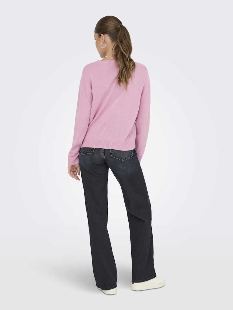 Only Damen Pullover Bleached Mauve/