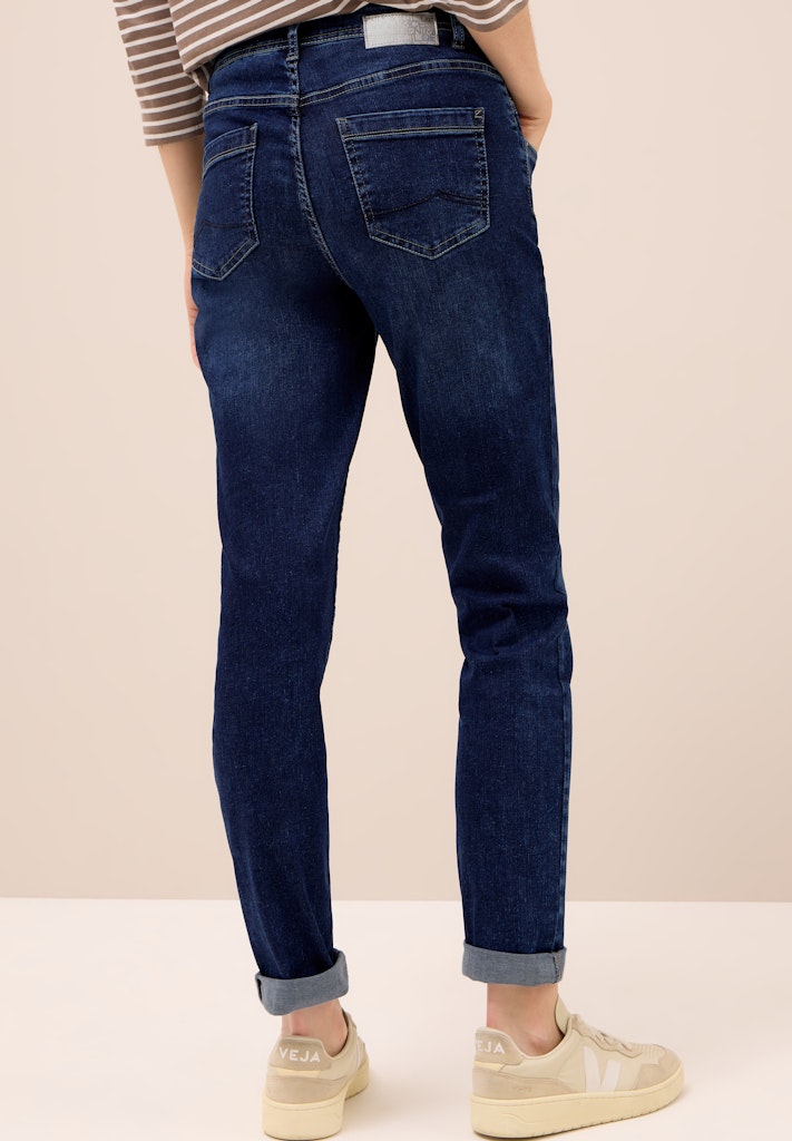 Cecil Damen Hosen Mid Blue