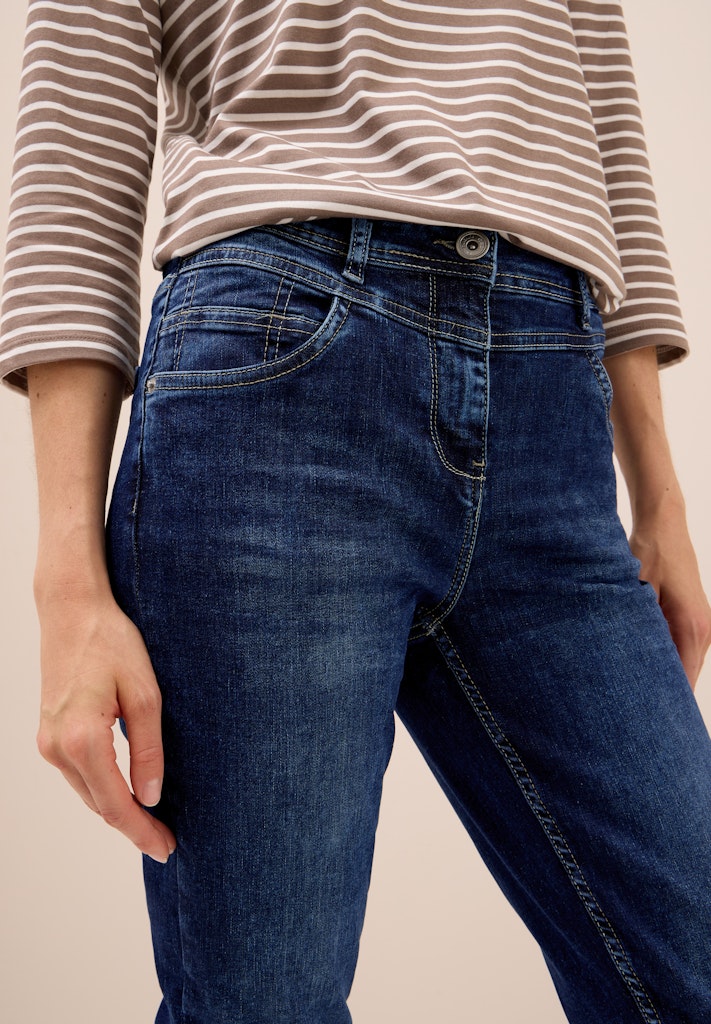 Cecil Damen Hosen  Mid Blue