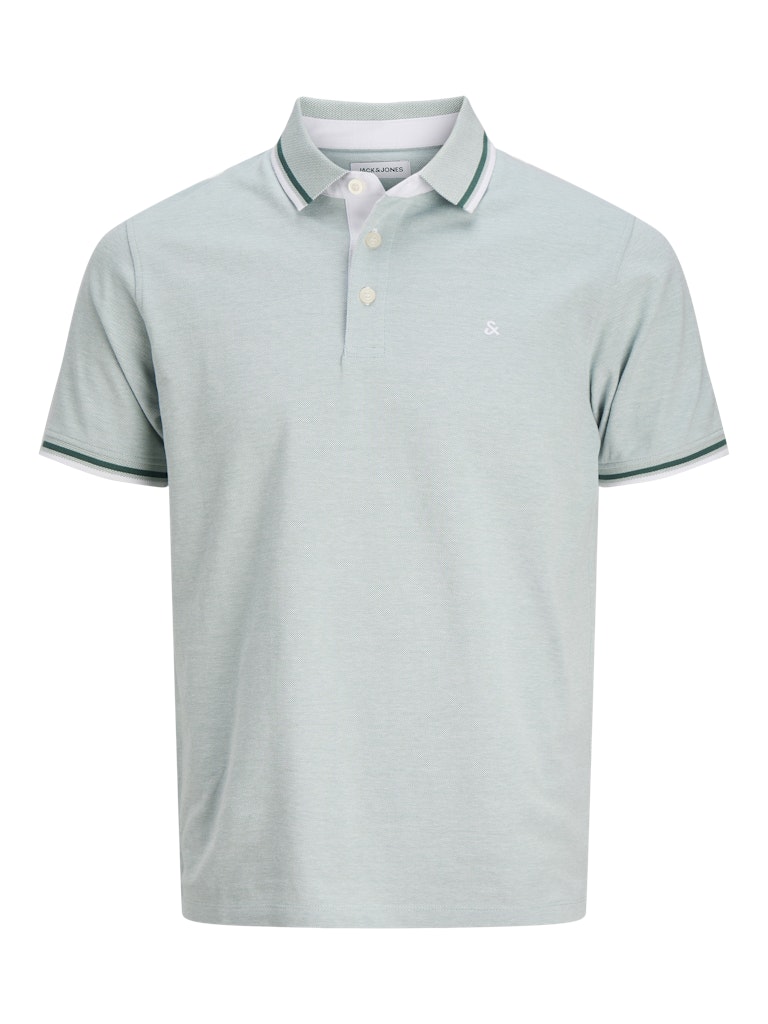 Jack & Jones Herren Polo-Shirts Mineral Blue/Pl