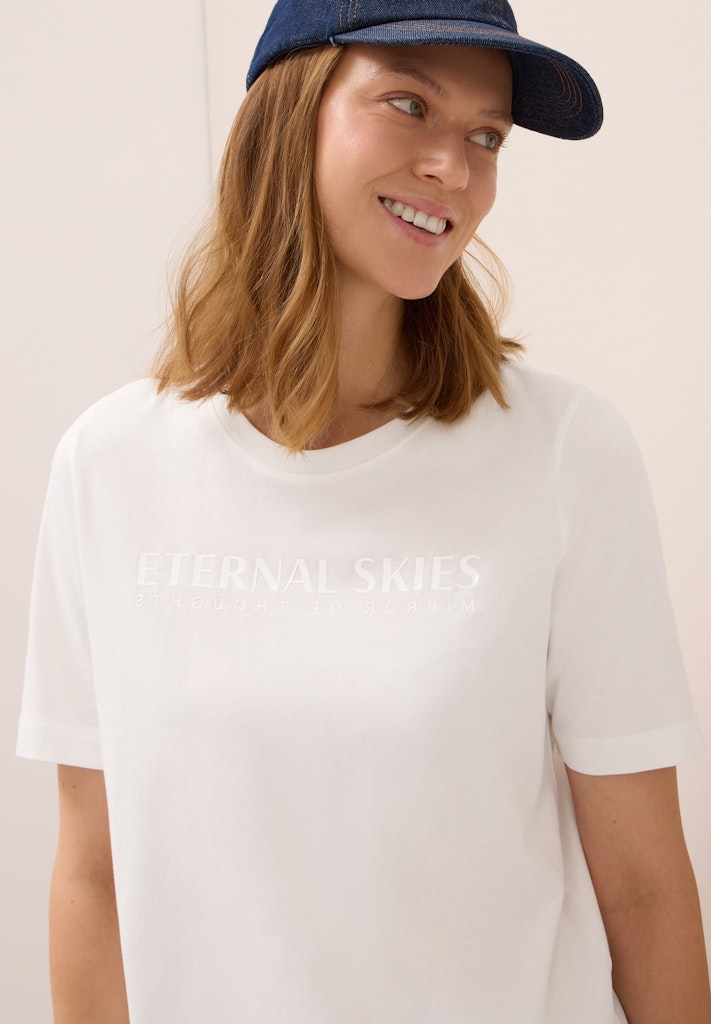 Cecil Damen T-Shirts Vanilla W