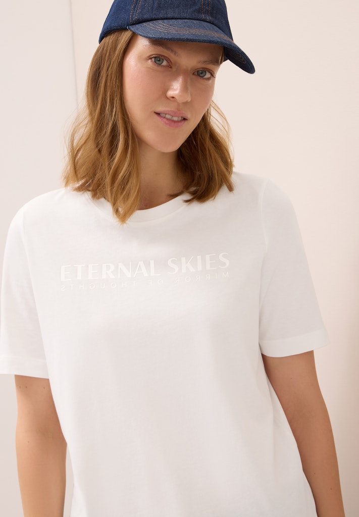 Cecil Damen T-Shirts Vanilla W