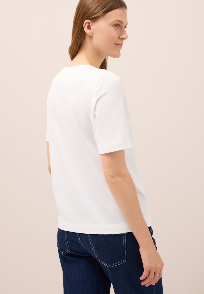 Cecil Damen T-Shirts Vanilla W