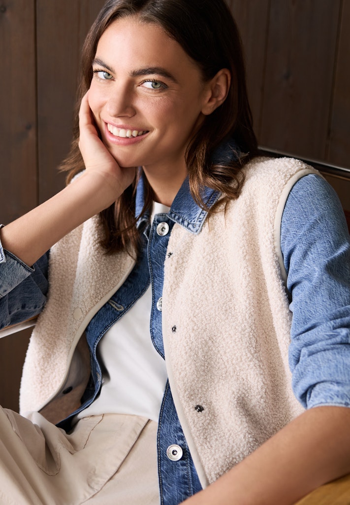 Cecil Damen Outdoorwesten Teddy Van