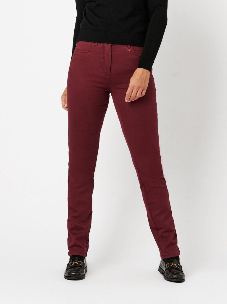 Toni Dress Damen Hosen Burgundy
