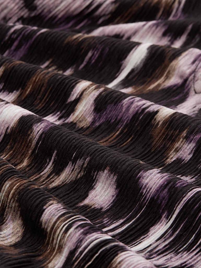 Tom Tailor denim Damen T-Shirts Black Brown Abs