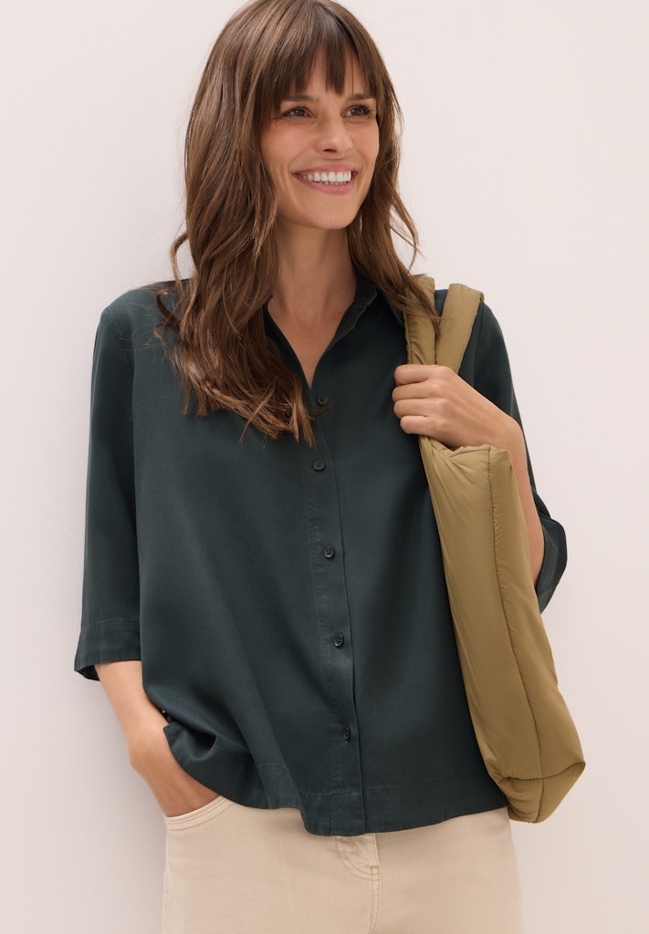 Cecil Damen Blusen Ink Green