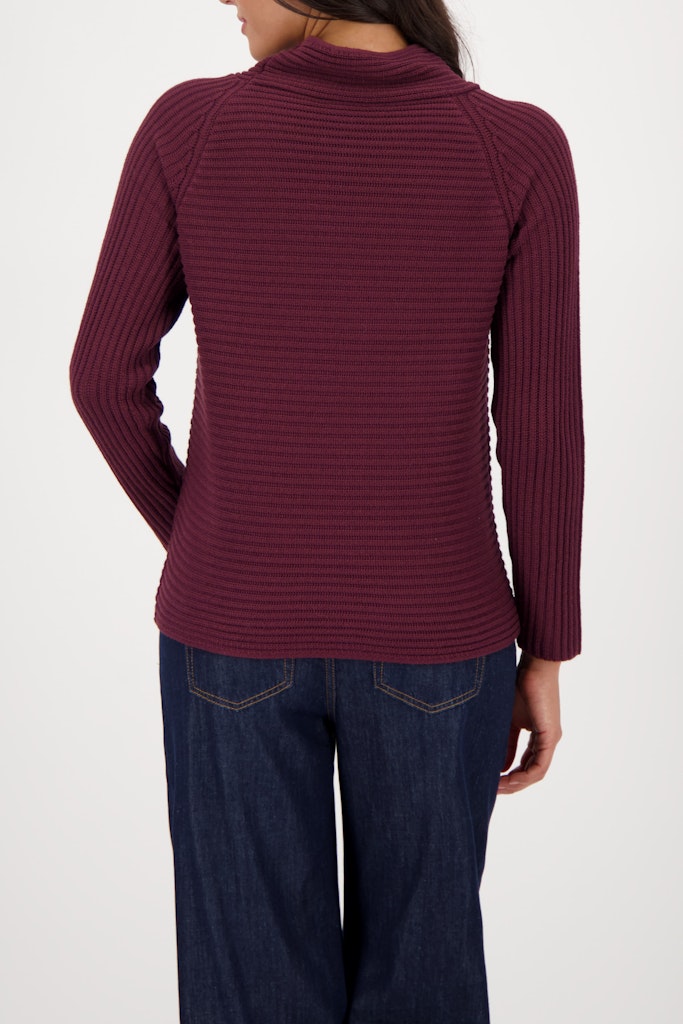 Monari Damen Pullover Bordeaux