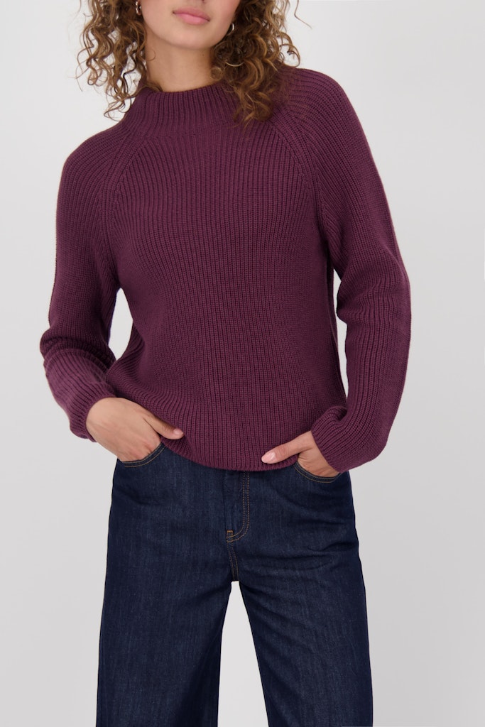 Monari Damen Pullover  Bordeaux