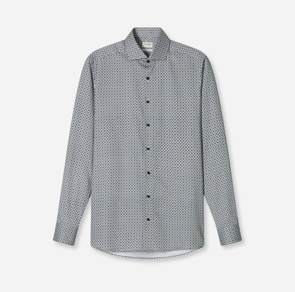 Olymp Herren Hemden lang  Schwarz